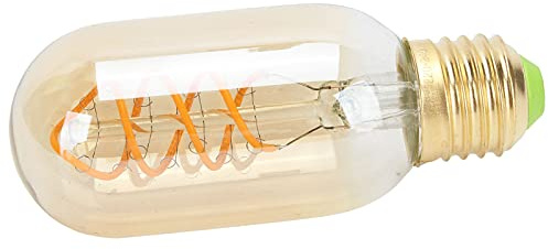 Yosoo Health Gear Ampoule Ampoule LED Vintage Double Spirale E27 4W 220V Verre Transparent Filament Flexible Lumière Chaude Dimmable Lumière Décorative pour Lustre Lampe de Table Applique Chambre à