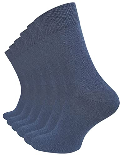VCA Diabetikersocken ohne Gummibund (6 Paar) Herren Diabetiker Socken mit Komfortbund und ohne Naht