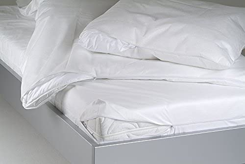 STODOMED EVOLON Bettdeckenbezug für Hausstaubmilben Allergiker Encasing Milbenkotdicht 135x200 cm cm atmungsaktiv Faserstruktur aus Mikrofilamenten