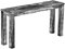 Barbank 150 cm Rio Classico Shabby Antik Ebenholz Pinie Massivholz Hochbank Konsolentisch Holzbank - Größe und Farbe wählbar Brasilmöbel
