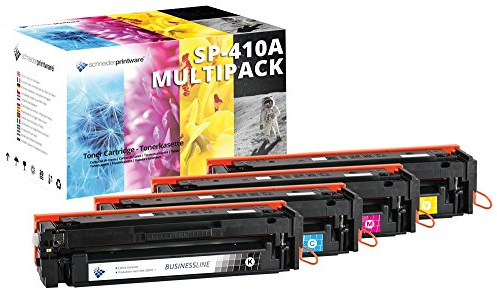 4 Schneider Printware Toner kompatible zu HP CF410A, CF411A, CF412A, CF413A für HP Color Laserjet Pro MFP M477fdw,Pro MFP M477fdn M477fn M477fnw M452dn M452nw M377dw