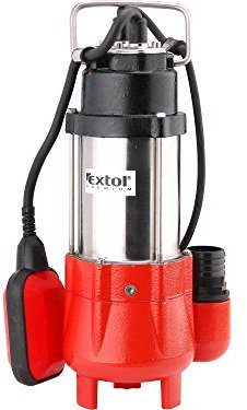 EXTOL PREMIUM Bomba sumergible de lodo, 250W, 9000l / h = 150l / min
