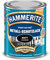 Hammerite Metall-Schutzlack matt Rostschutz Lack Metallfarbe Grundierung … (250ml, schwarz)