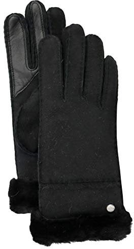 UGG Damen W Seamed TECH Glove W NÄHTER TECHHANDSCHUH, Schwarz, L