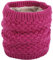Scalda Collo Di Crochet Di Maglia Di Lana Per Invernali Con Agnello Dentro Sciarpe Morbido e Caldo Unisex Per Donne E Uomo (Fucsia)