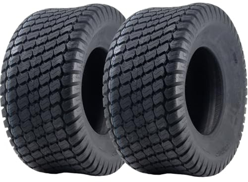 26x12.00-12 Lawnmower Tyres 4-ply Turf Grass P332 Journey Road Legal (Set of 2)