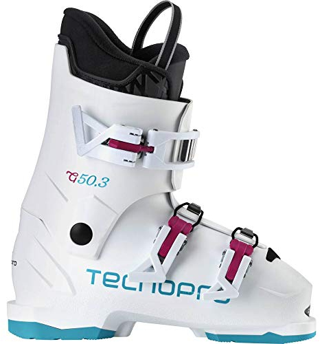 TECNOPRO Unisex Jugend G50-3 Skistiefel, White/Blue, 23.5