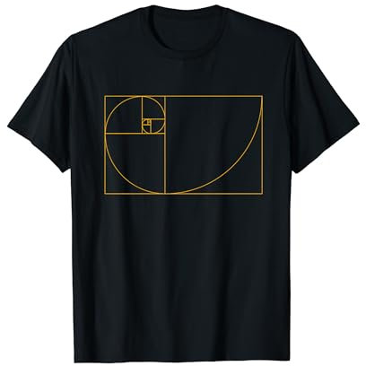 Golden Ratio Shirt Phi Spiral Perfect Geometry Fibonacci T-Shirt