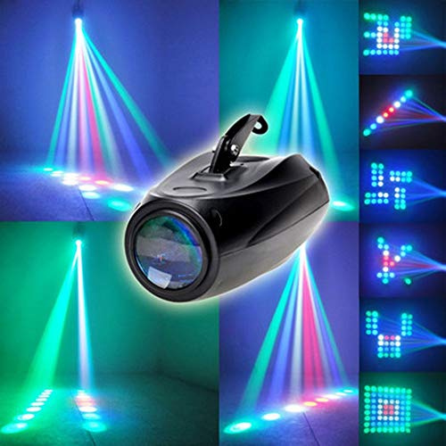 Luci Discoteca, 64 Beads 5mm LED (R4, G28, B20, W12) Piccoli Airship Luci For Wedding Decoration Prestazioni Delle Apparecchiature Bar KTV Stage Lights MXCZZ (Size : Single head)