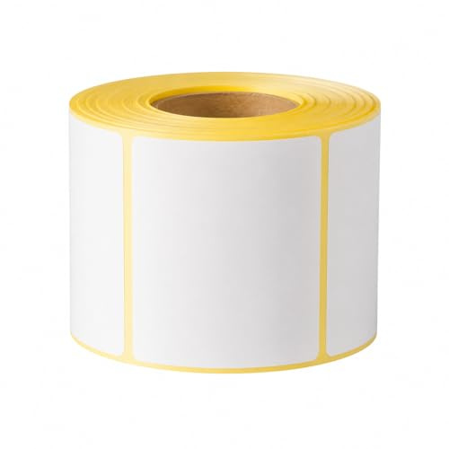 MDlabels Étiquettes thermiques en rouleau 58 x 43 mm 800 pièces – Adhésif permanent, pour code-barres, étiquettes de balance, étiquettes autocollantes blanches pour étiquetage
