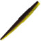 Westin Jigs für Nedrigs, Dropshotrigs & Wacky Rigs 11cm 7g Ned Worm, Farbe:Black/Chartreuse