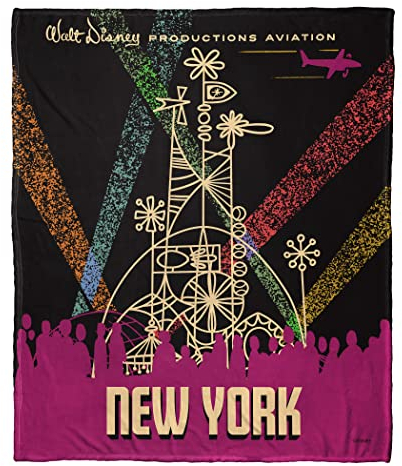 Northwest Silk Touch Überwurfdecke, Disney D23 – New York, 127 x 152,4 cm