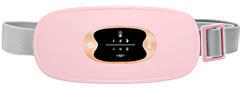 Almohadilla térmica menstrual inalámbrica cinturón calefactor Cinturón para mujer Masajeador de cintura Estómago 3 niveles de calor Recargable por USB para alivio del dolor menstrual