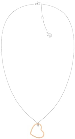Tommy Hilfiger Jewelry Halskette für Damen aus Edelstahl mit einem Herz-Anhänger - 2780759