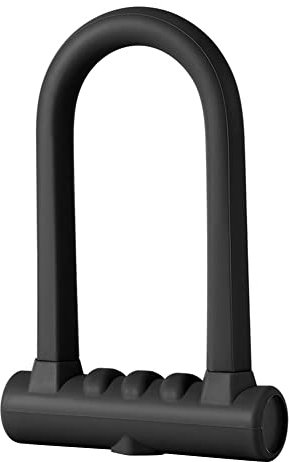 Candado en U para bicicleta Asudaro de acero antirrobo, antirrobo, antirrobo, candado de bicicleta con cable flexible de 4 pies, soporte redondo, cerradura de seguridad universal para moto scooter,