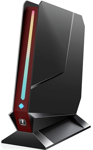 TOPGRO Mini Gaming PC Core i9-9980HK GTX 1650 4GB, 32GB DDR4 RAM/1TB PCIe4.0 SSD WiFi6E, BT5.3 y LAN 1.0Gbps, 2 x HDMI, 1 x USB-C, 4K@60Hz Windows 11 Pro (Black)