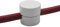 Amarcords - 5 descentralizadores de techo o pared para lámparas y suspensiones. Gancho de pared pasacables con ajuste de cable visible - Descentralizador de cable eléctrico color BLANCO