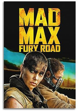 VZRSQZK Mad Max – Fury Road-Film-Poster, dekoratives Gemälde, Leinwand-Wandposter und Kunstdruck, modernes Familienschlafzimmer-Dekor-Poster, 20 x 30 cm