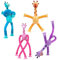4 Stück Teleskop Giraffe Saugnapf Spielzeug, Telescopic Suction Cup Giraffen Toy, Giraffen-Pop Röhren, Lustiges Pädagogisches Stressabbau-Spielzeug für Kinder Erwachsene