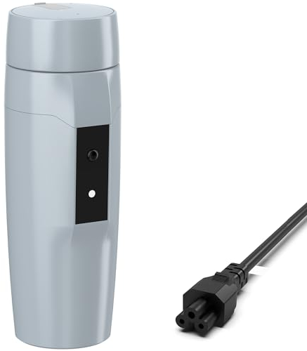 Tragbarer Elektrischer Wasserkocher,Kleiner Elektrischer Reise-Wasserkocher,300W Schneller Wassererhitzer,Elektrische Mini-Tee-Kaffeetasse für Hotels/Büros/Wohnmobile,Automatische Abschaltung&Neustart