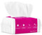 Disposable Face Towel 60 Count, 20 x 20cm Cotton Tissue Dry Face Wipes Skin Clean, Unscented and Ultra Soft Disposable Face Towelette for Washing Face, Makeup Removing (EF Pattern)
