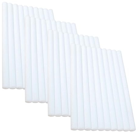 predolo 40 Stück Luftbefeuchter-Sticks, Filter, Luftbefeuchter-Nachfüllstäbchen, saugfähiger Tupfer, für tragbare Luftbefeuchter zu Hause, 20 cm