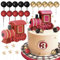 Roaring Good Time Christmas Train Cake Decoration Train Cake Topper Train Theme Birthday Decorations Baby Shower Party Supplies Baby Shower Cake Decoration