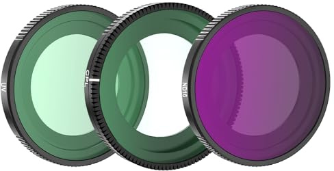 GO3S - Set di filtri per lenti Insta360 GO 3S UV/CPL/ND, protezione per obiettivo, vetro ottico HD, telaio in alluminio, impermeabile, con rivestimento su entrambi i lati, per Action Camera GO 3S (UV+