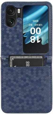 for Motorola Razr 50 Ultra Case with Card Slot, Premium Leather Slim Thin Phone Case Full Protection Non-Slip Rugged Protective Cover for Motorola Razr 50 Ultra, blue