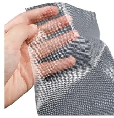TAIGUHUI Stickfolie WasserlöSlich 10 Blatt 20 x 20 Zoll T-Shirt Stoff Transferpapier Wasserlösliche Stickerei Klare Folie