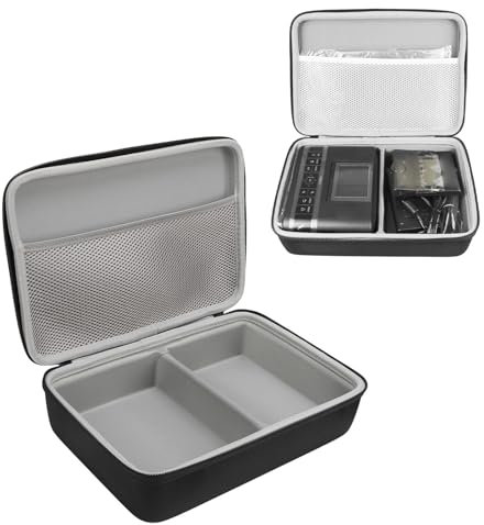 Hartschalenkoffer für Selphy CP1500 CP1300 CP1200, Wasserfester WL-Farbfotodrucker-Aufbewahrungskoffer, Aufbewahrungstasche für Fotodrucker, Farbtinte, Papier und Anderes