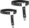 2 Stück Leder Bein Strumpfband Damen Verstellbar Punk Gothic Strumpfband Schwarz Anti Rutsch Clip Strumpfhalter Cosplay Party Zubehör
