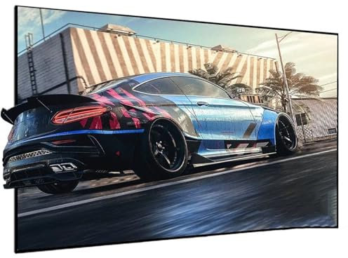EHYSYN screen Projector screen 72 inches ~ 150 inches 16:9 fixed frame projection screen suitable for long throw projectors smart home(150 inch)