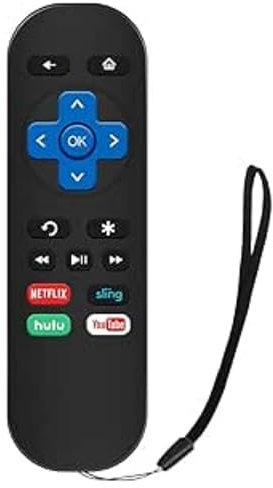 SELLORIA Replacement Remote Control Compatible with Roku Box Model: Roku 1, Roku 2(HD, XD, XS), Roku 3, Roku LT, HD, XD, XDS, Roku N1, Roku Express, Roku Express+