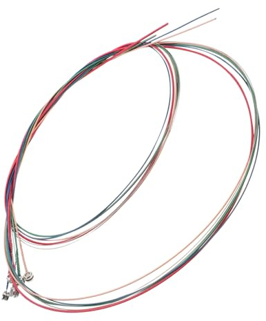Yardwe 6piezas Cuerdas De Guitarra Eléctrica De Cuerdas Para Guitarra Folk y Metal