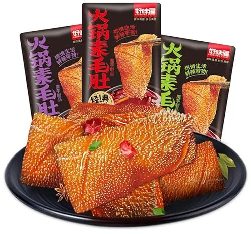 Spicy Snack, Chinese Snack Konjac Snack, Latiao,Hot Pot Konjac Spicy Strips 400g/14.1 Oz (Special Spicy Flavor (20g * 20 packs))