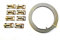 Toolzone 8Pc Stainless Steel Hose Clamp Clip Kit