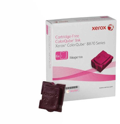 Xerox 108R00955 8870 ColorQube magenta Standardkapazität 6 x 2.883 Seiten 6er-Pack