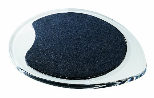 SIGN OFFICE Tapis de Souris à Base antidérapante Transparent/Mat 235 x 195 x 8 mm