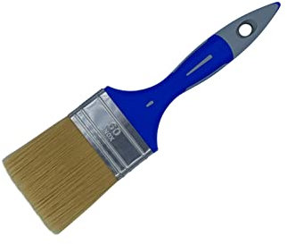 SAVY Pinceau plat bi-matière peinture mate, velours et satinée larg.60mm