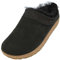 HAFLINGER Lammfellclog Snowbird Filzpantoffel Hausschuh (Schwarz 3), Gr 42