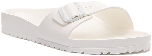 Birkenstock Unisex-Erwachsene Madrid Pantoletten, Weiß, 46