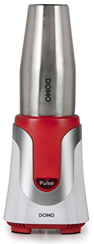 DOMO DO449BL 2-in-1 Smoothie mit Shaker, rot