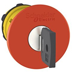 Schneider Electric Harmony XB5 Not-Aus-Schalter Ø 22mm, Schlüsselentriegelung