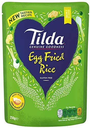 Tilda Microwave Egg Fried Rice 250g (Pack of 6)