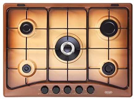 DELONGHI FFT57ASV PIANO COTTURA 5 FUOCHI 1 TRIPLA CORONA TERRA FRANCIA FFT 57 ASV