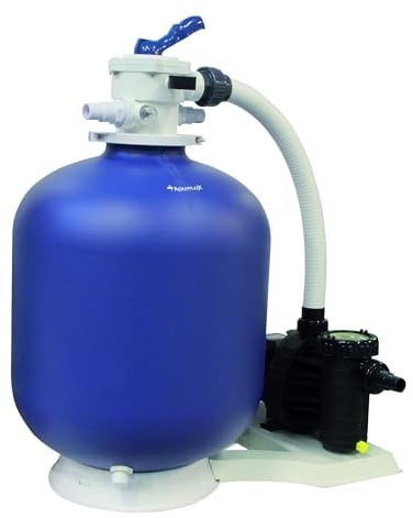 Groupe De Filtration Piscine Enterrée Et Hors Sol - PRO - Volume 50-90m3-12m3/h - Diamètre Filtre 615mm - Liaison Glanaflex Flexible 50 - EDG