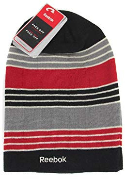 NHLDetroit Red Wings Long Striped Reebok Knit Hat - Osfa - KK28Z