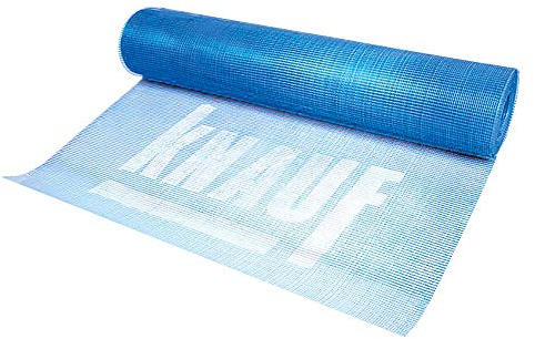 Knauf Armierungsgewebe 33-cm zur Armierung von Putz und Spachtel-Massen – Putz-Gewebe, Armierungsgitter zur Verspachtelung von Wand und Decke, 10-m