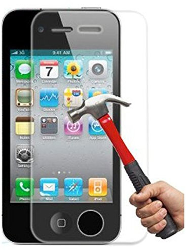 itronik® 9H Hartglas für Apple iPhone 4 4S / Displayschutzglas/Display Schutz Folie/Schutzglas/Echte Glas/Verbundenglas/Glasfolie